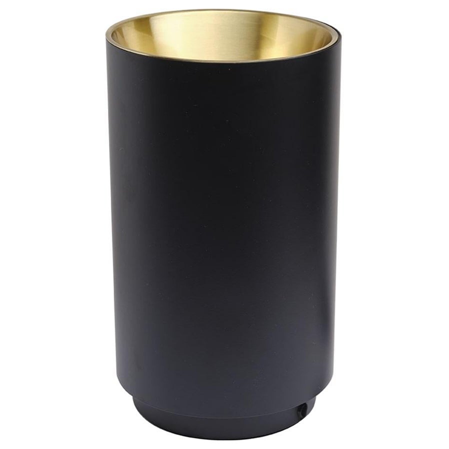 DCW Editions Tobo F140 Floor Lamp in Black Brass and Steel