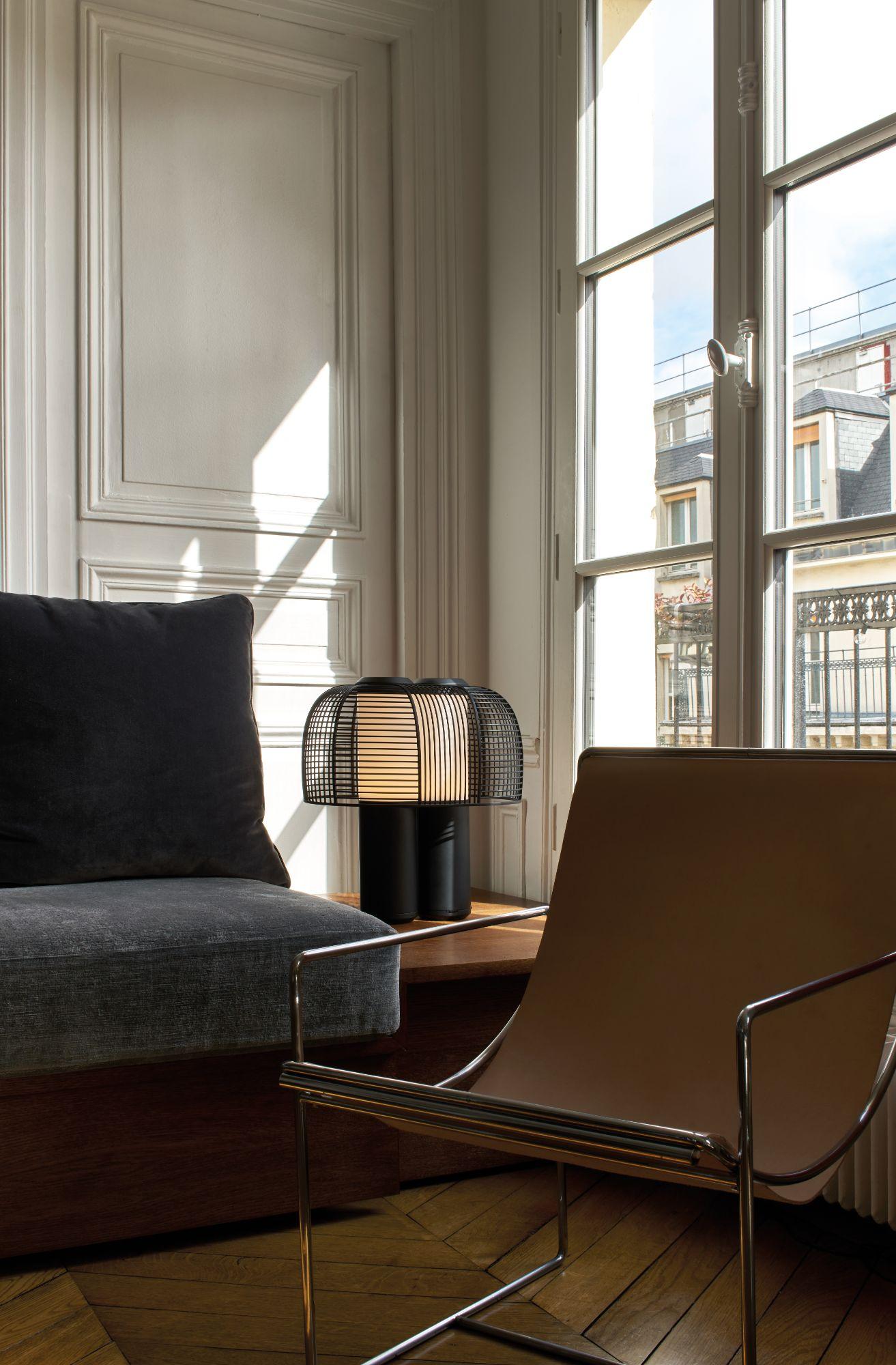 DCW Editions Lampe à poser Yasuke en acier noir et aluminium en vente 10