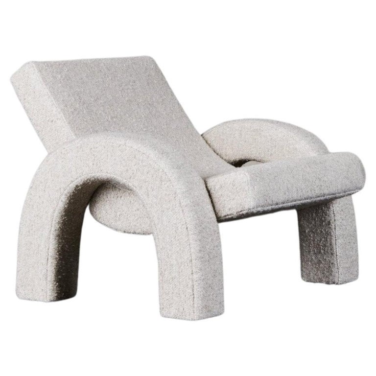 Arco" Lounge Chair Boucle Grey For Sale at 1stDibs | dd arco lounge chair,  dd lounge