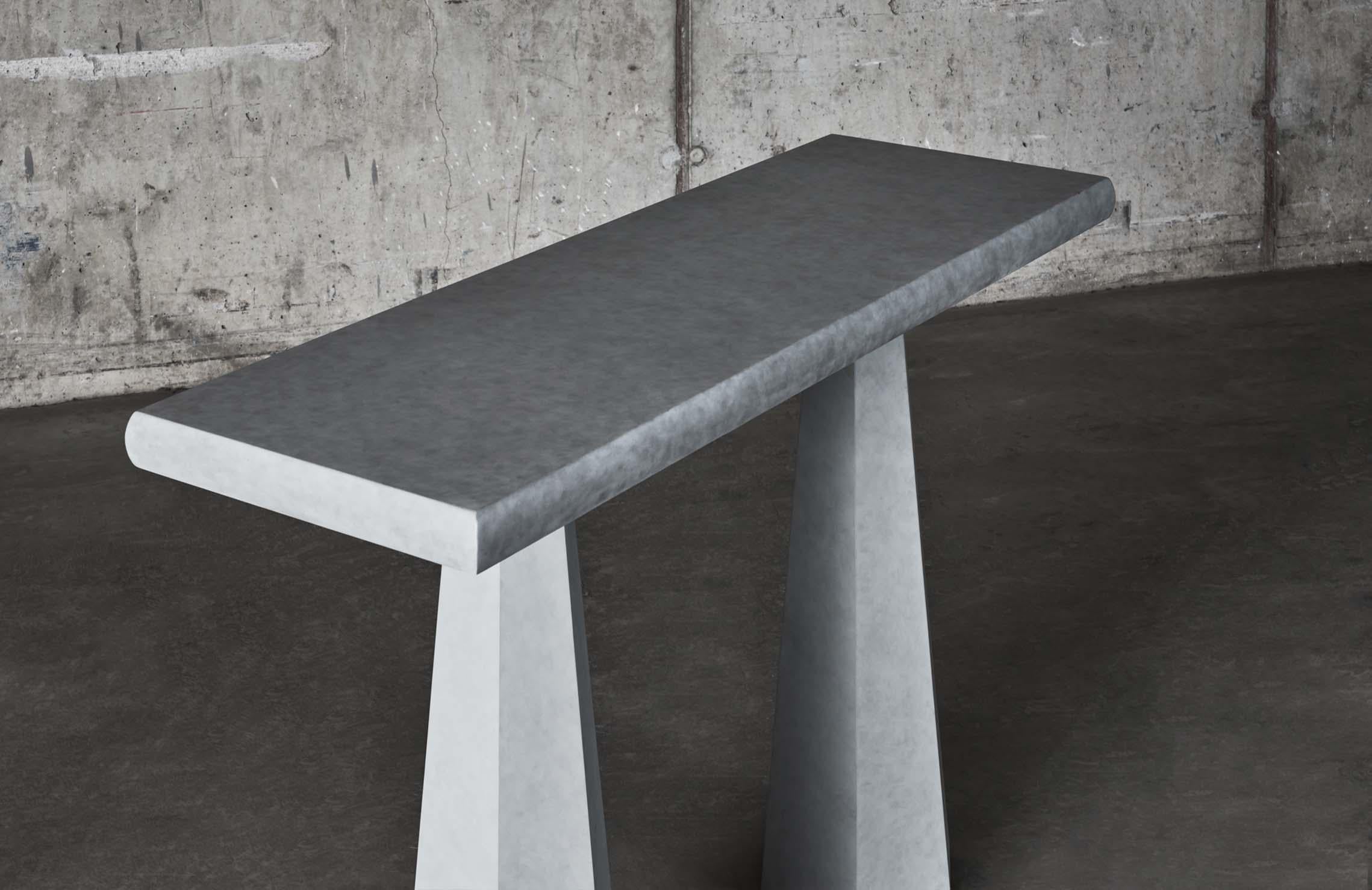 Table console moderne en forme d'hexagone grise Neuf - En vente à Stockholm, SE