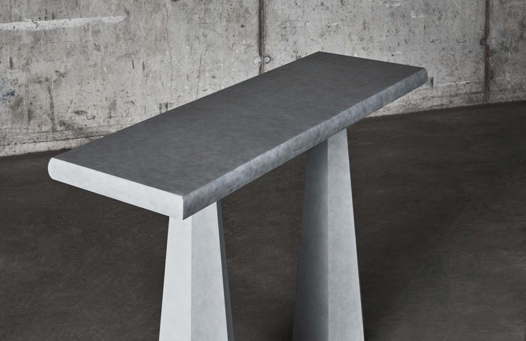 Modern Hexagon shaped Console Table Grey In New Condition For Sale In Stockholm, SE