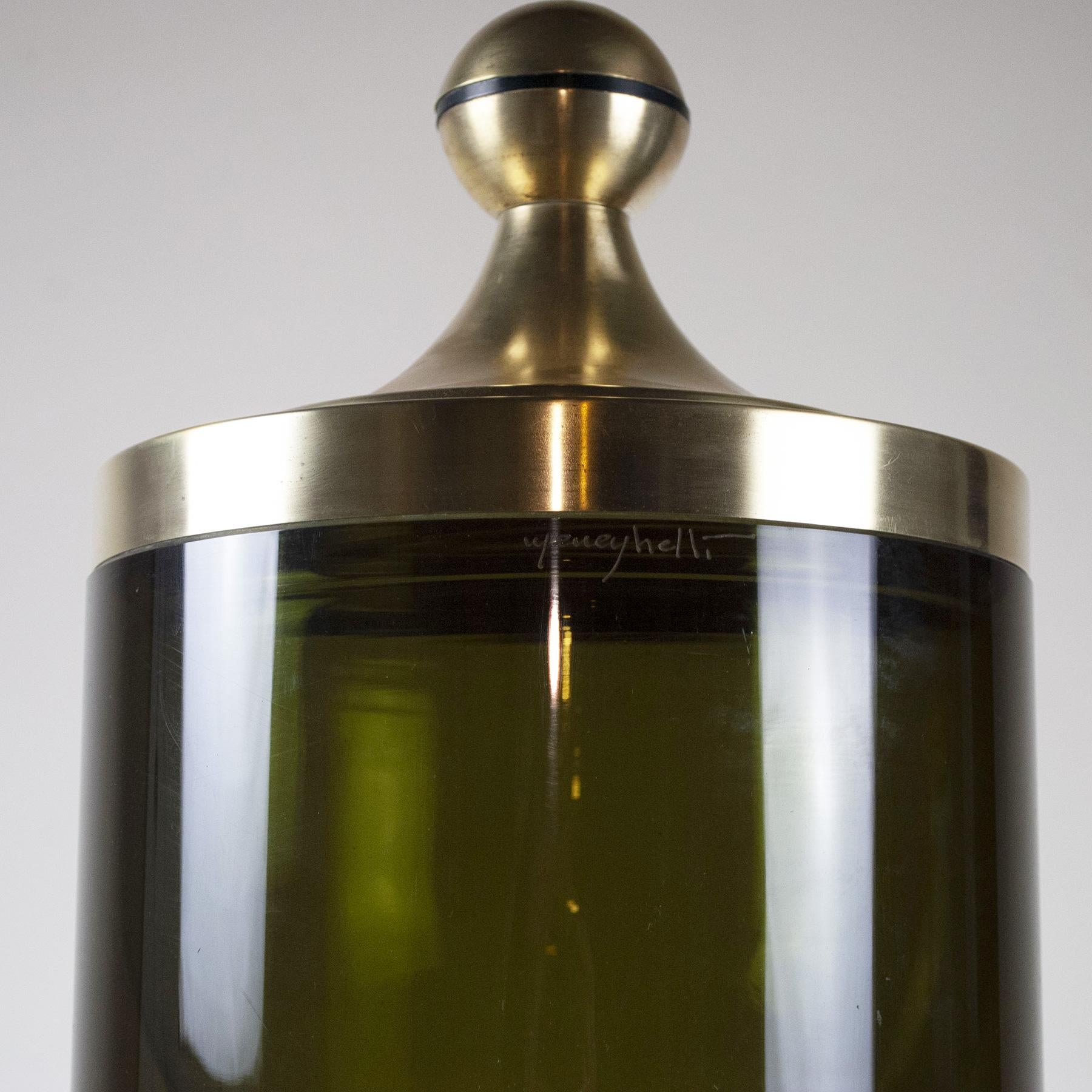 Mid-Century Modern DDD Design Brass Ice Holder Mid 60's For Sale