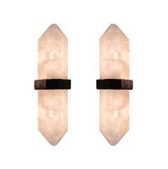 DDM Rock Crystal Quartz Wall Sconces