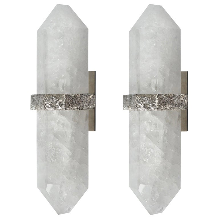 Rock Crystal Sconces Rock Crystal Sconces