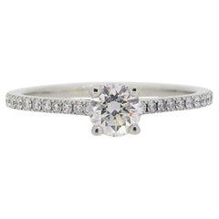 De Beers 0,35 Karat Diamant Solitär Verlobungsring