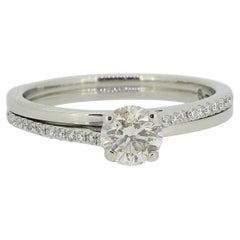De Beers 0,46 Karat Diamant Verlobungsring Solitär