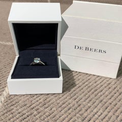 De Beers 1.02ct Diamond Solitaire Ring, GIA Certified, Size 50