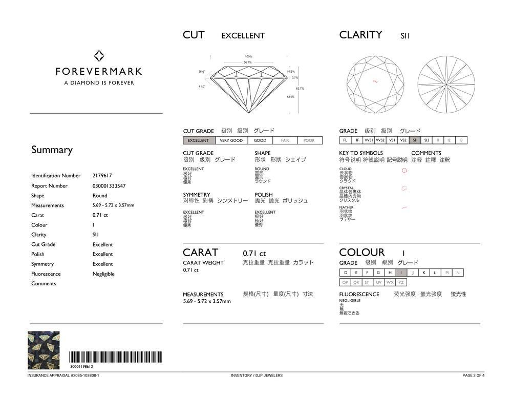 De Beers 18K Gelbgold Classic Rundbrillant Solitär Verlobungsring im Angebot 5