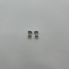 De Beers Aura 18K White Gold Pear-Shaped 0.23ct Diamond Halo Stud Earrings