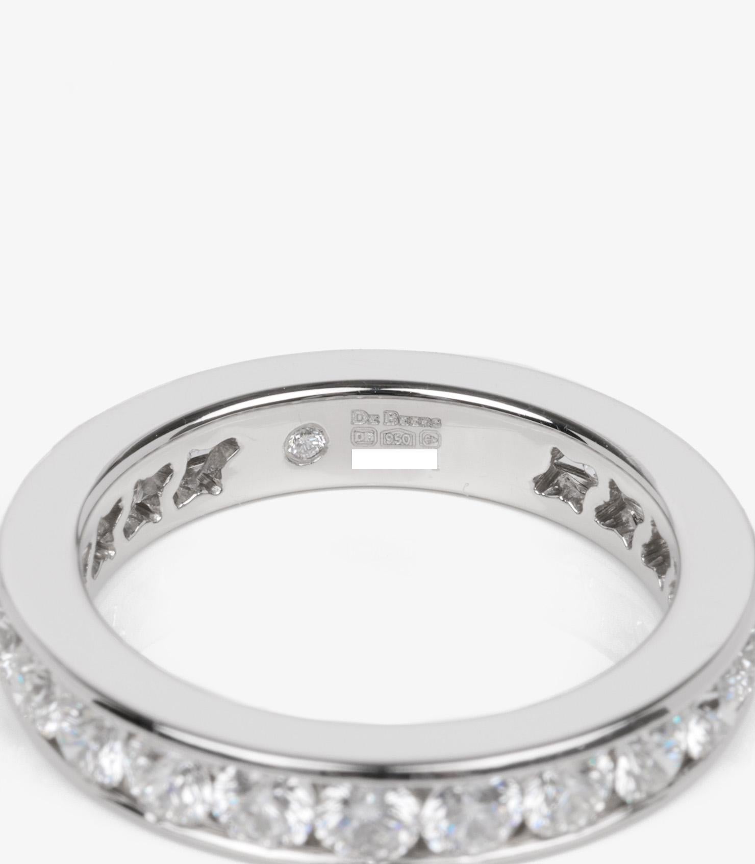 De Beers Brilliant Cut Diamond Platinum Full Eternity Ring

Product Details
Xupes Ref: J1366
Brand: De Beers
Model: Full Eternity Ring
Type: Ring
Serial Number: D*****
Material(s): 18ct White Gold
Gemstone: Diamond
UK Ring Size: N 1/2
EU Ring Size: