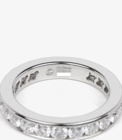 De Beers Brilliant Cut Diamond Platinum Full Eternity Ring