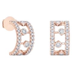 De Beers „Dewdrop“ – Diamant-Creolen aus 18 Karat Roségold
