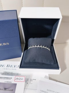 De Beers Dewdrop 18K White Gold Diamond Bangle