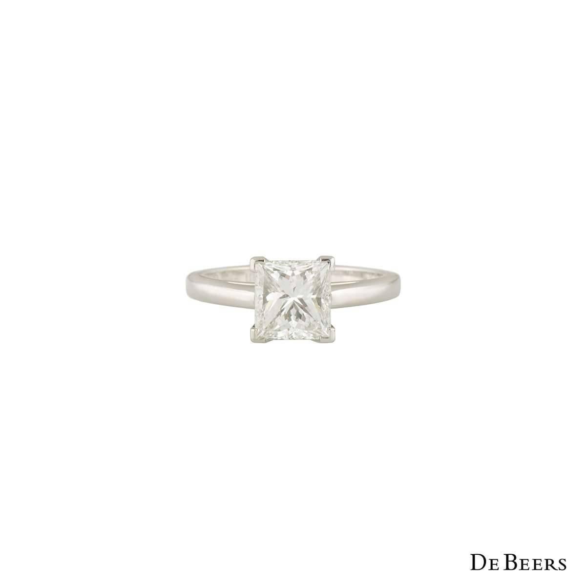 princess cut 2.5 carat diamond ring