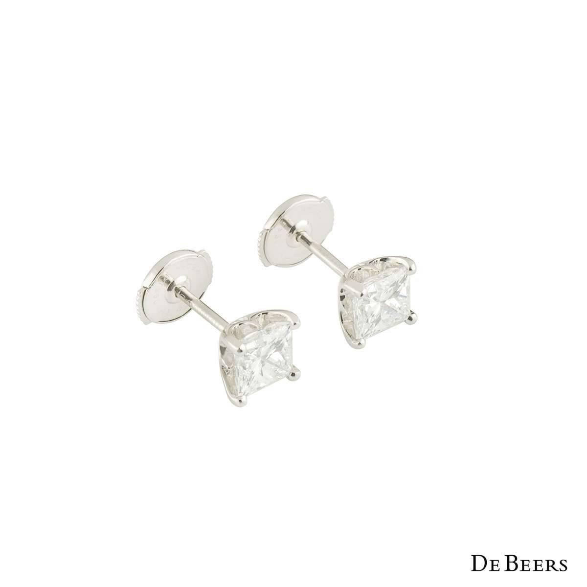 de beers diamond earrings