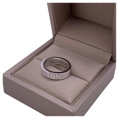 De Beers Platinum Emerald Cut Diamond Ring, 3.69ct, Size 54
