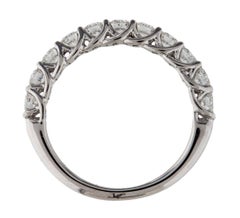 De Beers Forevermark 14K Gold VS 1.03ct Diamond Eternity Ring Wedding Band