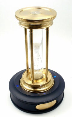 De Beers Limited Edition Millennium 2000 Diamond Brass Hourglass Timer