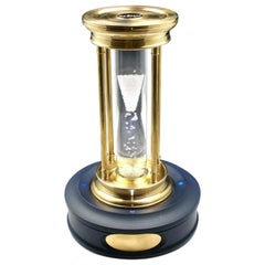 De Beers Limited Edition Millennium 2000 Diamond Brass Hourglass Timer