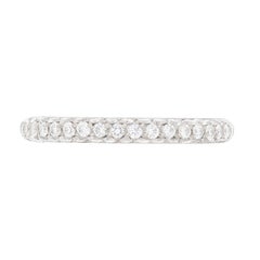 De Beers Pave Set Diamond Full Eternity Ring