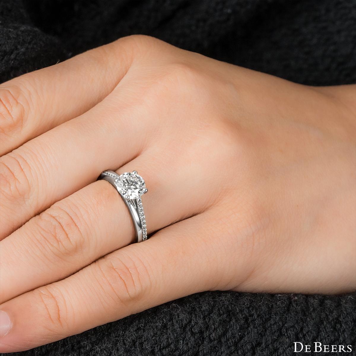 de beers promise solitaire ring