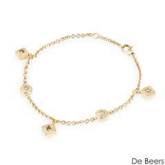 De Beers Rose Gold Talisman Charm Bracelet B103223
