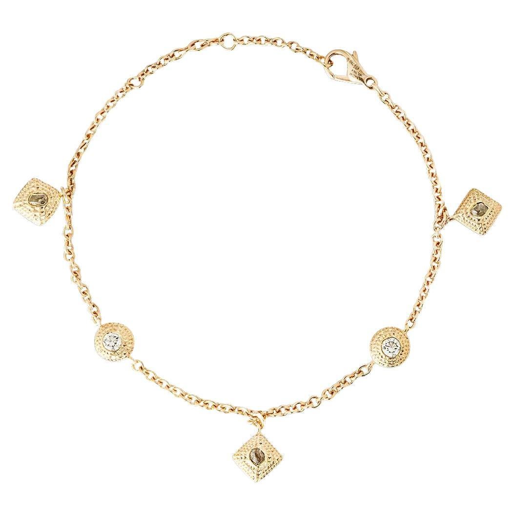 De Beers Rose Gold Talisman Charm Bracelet B103223