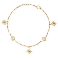 De Beers Rose Gold Talisman Charm Bracelet B103223