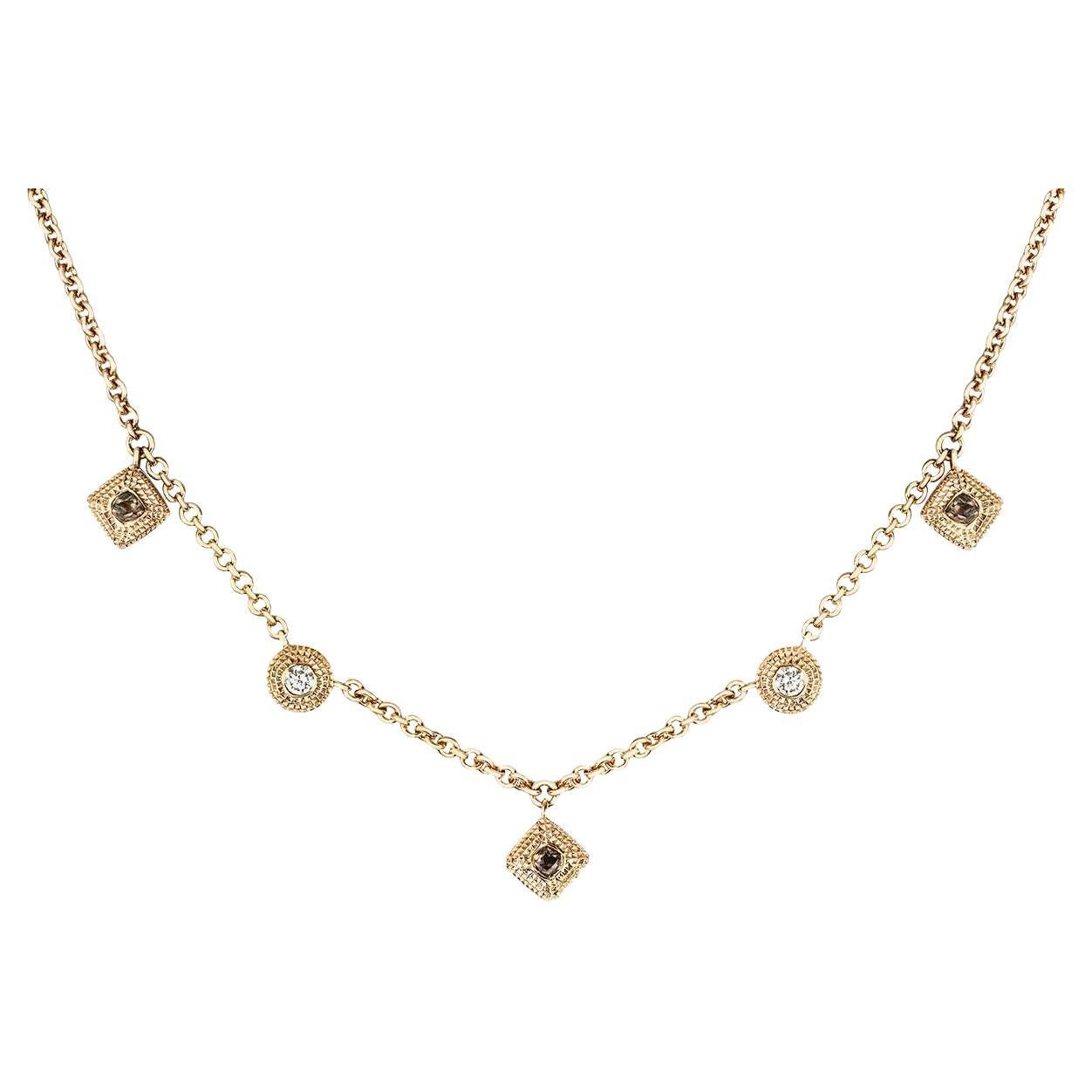 De Beers Rose Gold Talisman Charm Necklace N10341600R042