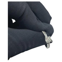 De Beers La Promesa Anillo de Diamantes Solitario 0,7ct VS1 Color G Talla 48