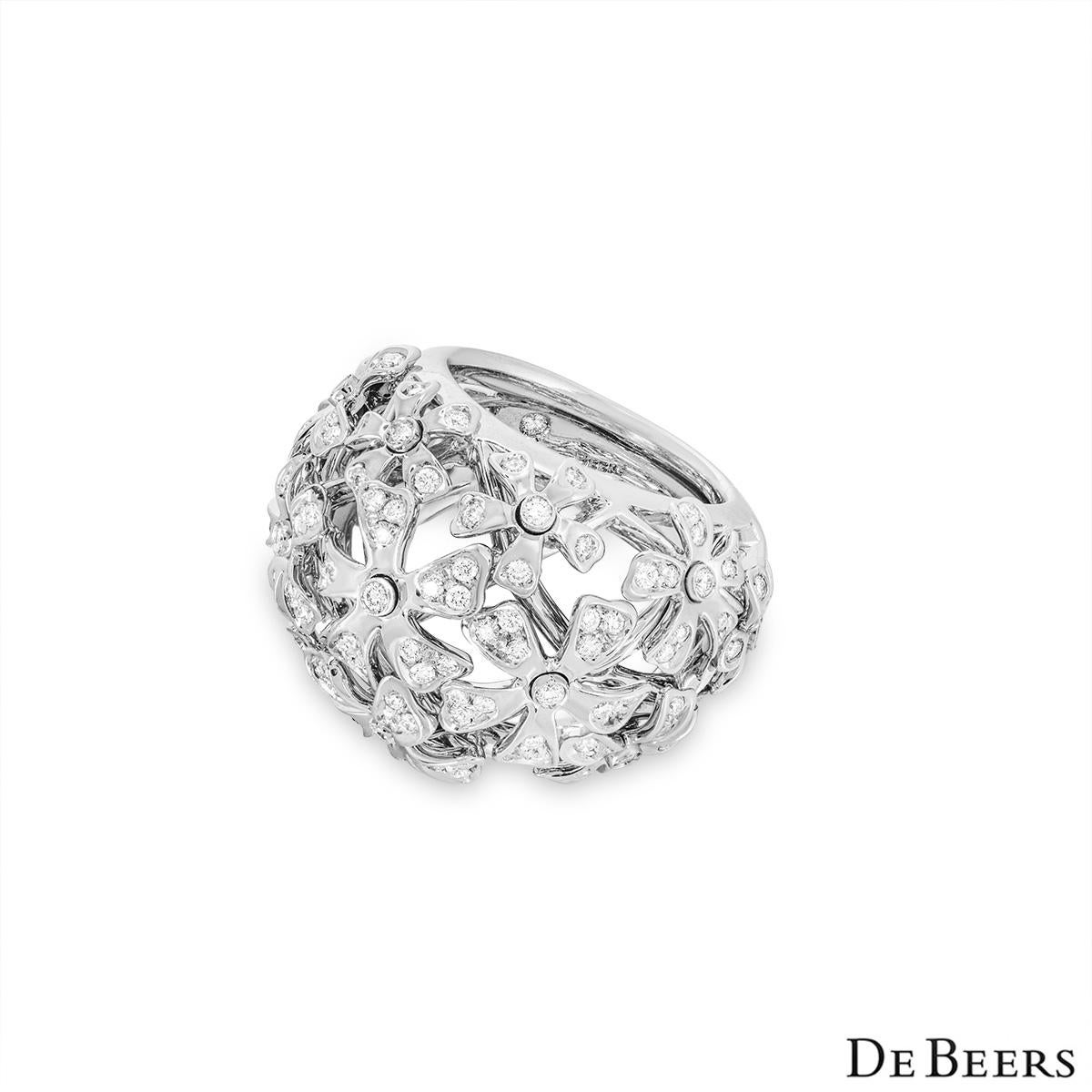 de beers flower ring