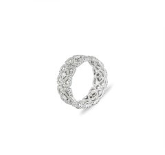 De Beers Weißgold Enchanted Lotus Diamant Ring Größe 53 R102298