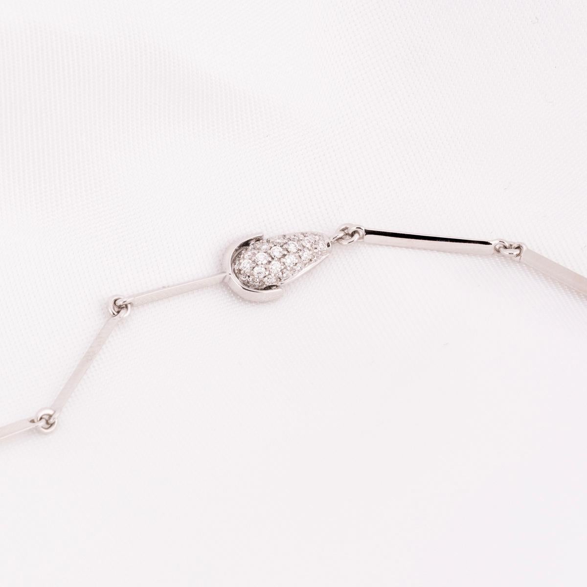 Collana di diamanti Wildflowers in oro bianco De Beers 2,10ct In condizioni buone in vendita a Mayfair, London, London