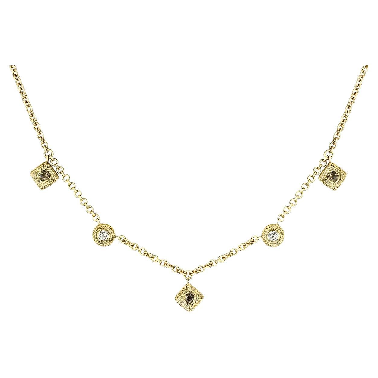 De Beers Yellow Gold Talisman Charm Necklace N10341200R042 For Sale
