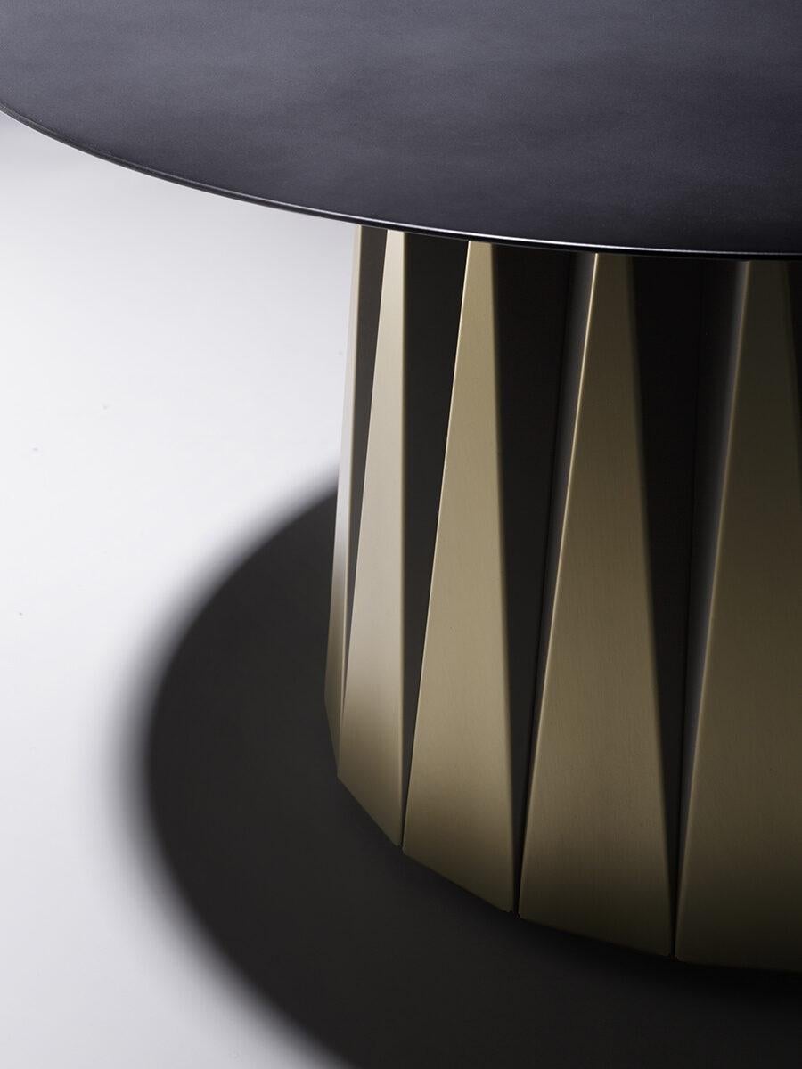 Modern De Castelli Coste Hand Bended Slats Side Table by Luca Pevere For Sale