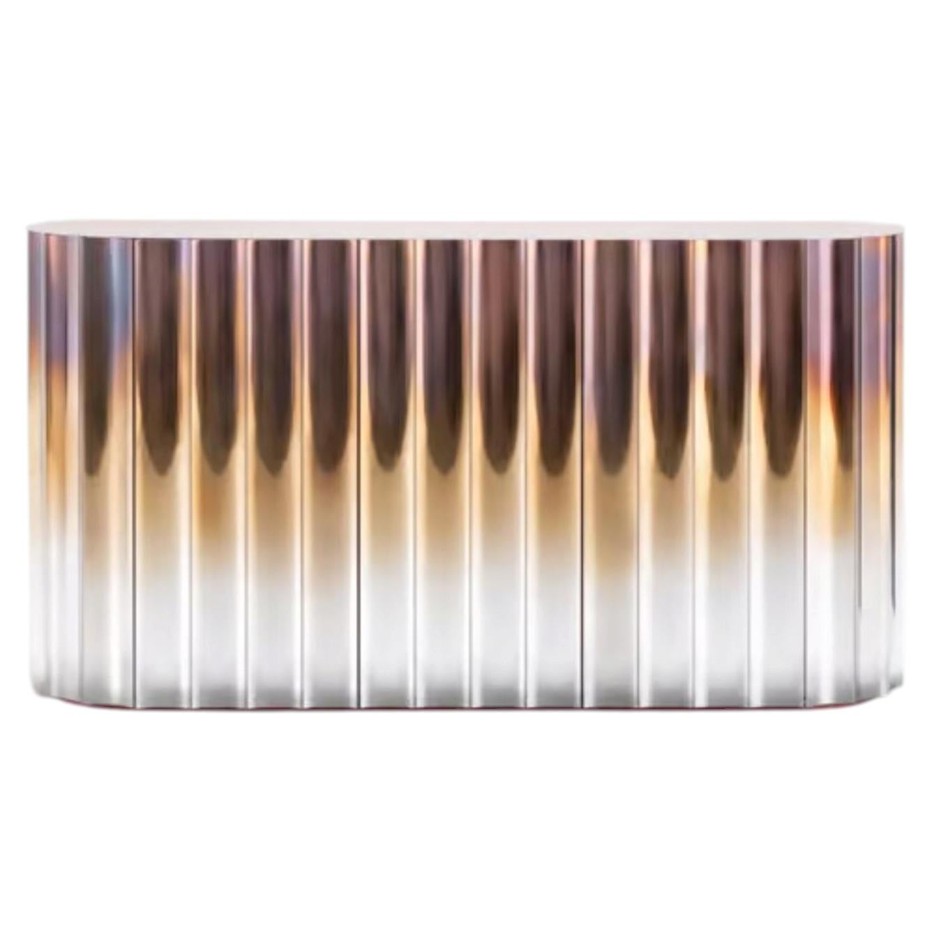 De Castelli Dorica Sideboard in Metal and Wood by Francesco Forcellini