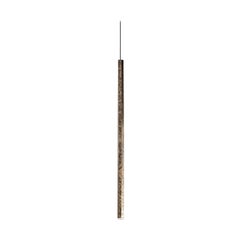 De Castelli Esa Pendan Lamp in DeErosion Brass Finish by Draw studio