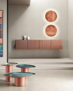 Lampada da parete De Castelli LIGHT & SHADE in rame DeLabre di Adele Martelli