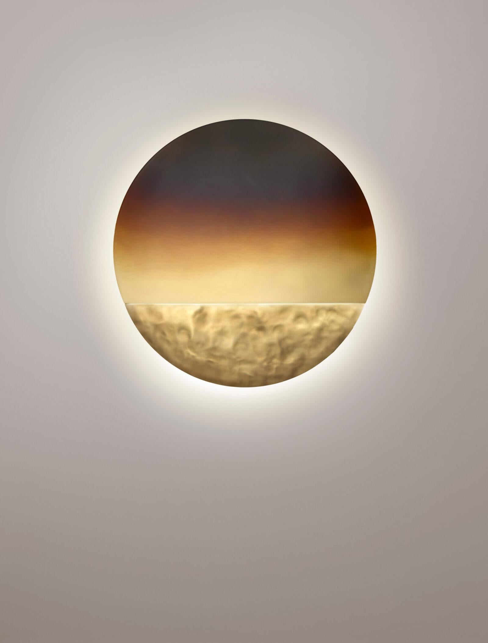 De Castelli LIGHT & SHADE wall lamp in DeMarea Brass by Adele Martelli For Sale 2