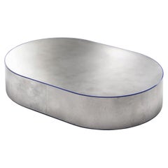 De Castelli Outline O25 Coffee table in Stainless steel by R&D, De Castelli