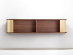 De Castelli Saracena Suspended console in Brass Finish by R&D and De Castelli
