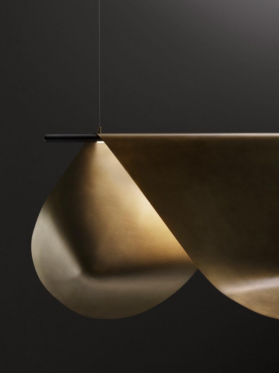 Moderne Lampe suspendue torsadée De Castelli par Zanellato/Bordotto en vente