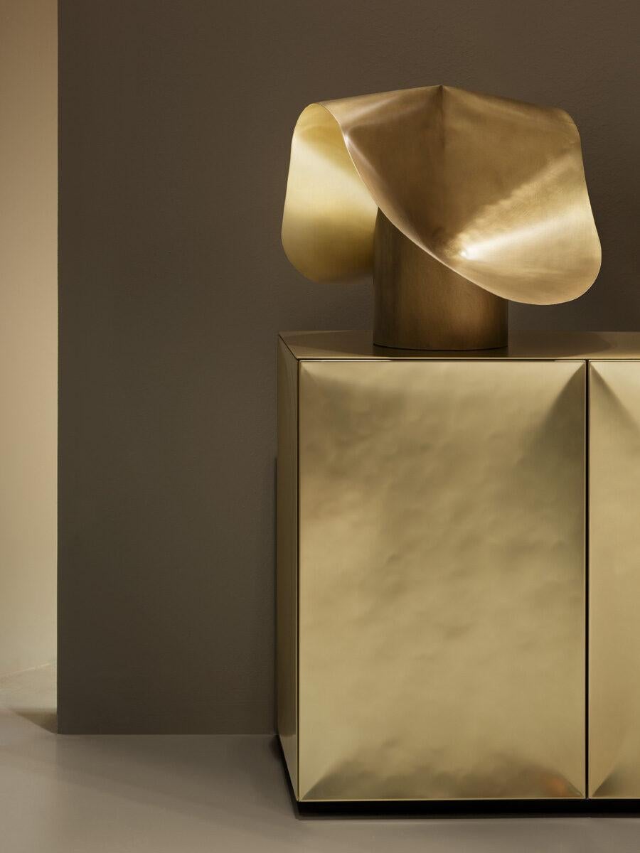 Modern De Castelli Twist Table Lamp in Brass by Zanellato/Bordotto For Sale
