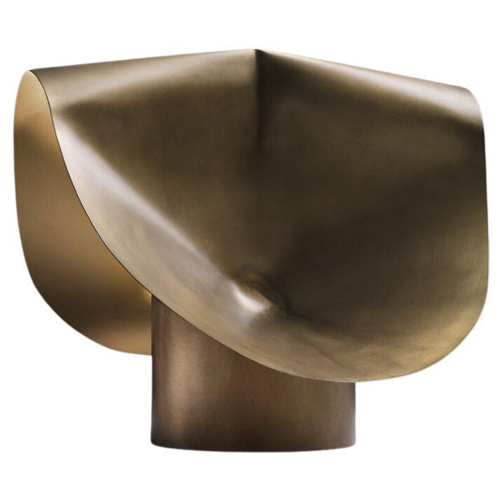 Lampada da tavolo De Castelli Twist in ottone di Zanellato/Bordotto