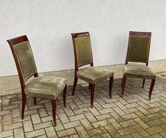 « De Coene » : 3 chaises Art déco élégantes, datant des années 1930 CIRCA