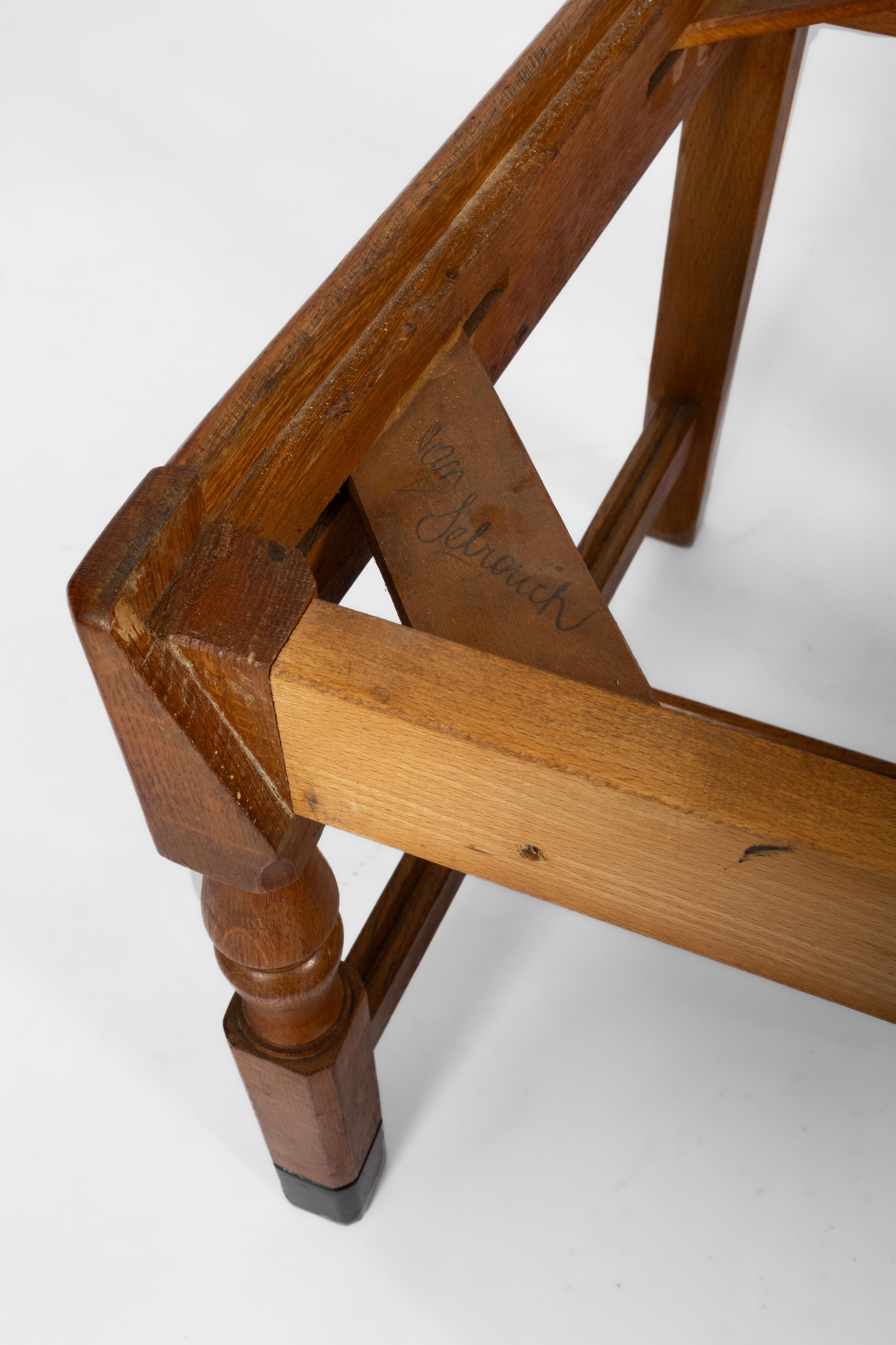 De Coene: 6 neo-classical dining chairs For Sale 6