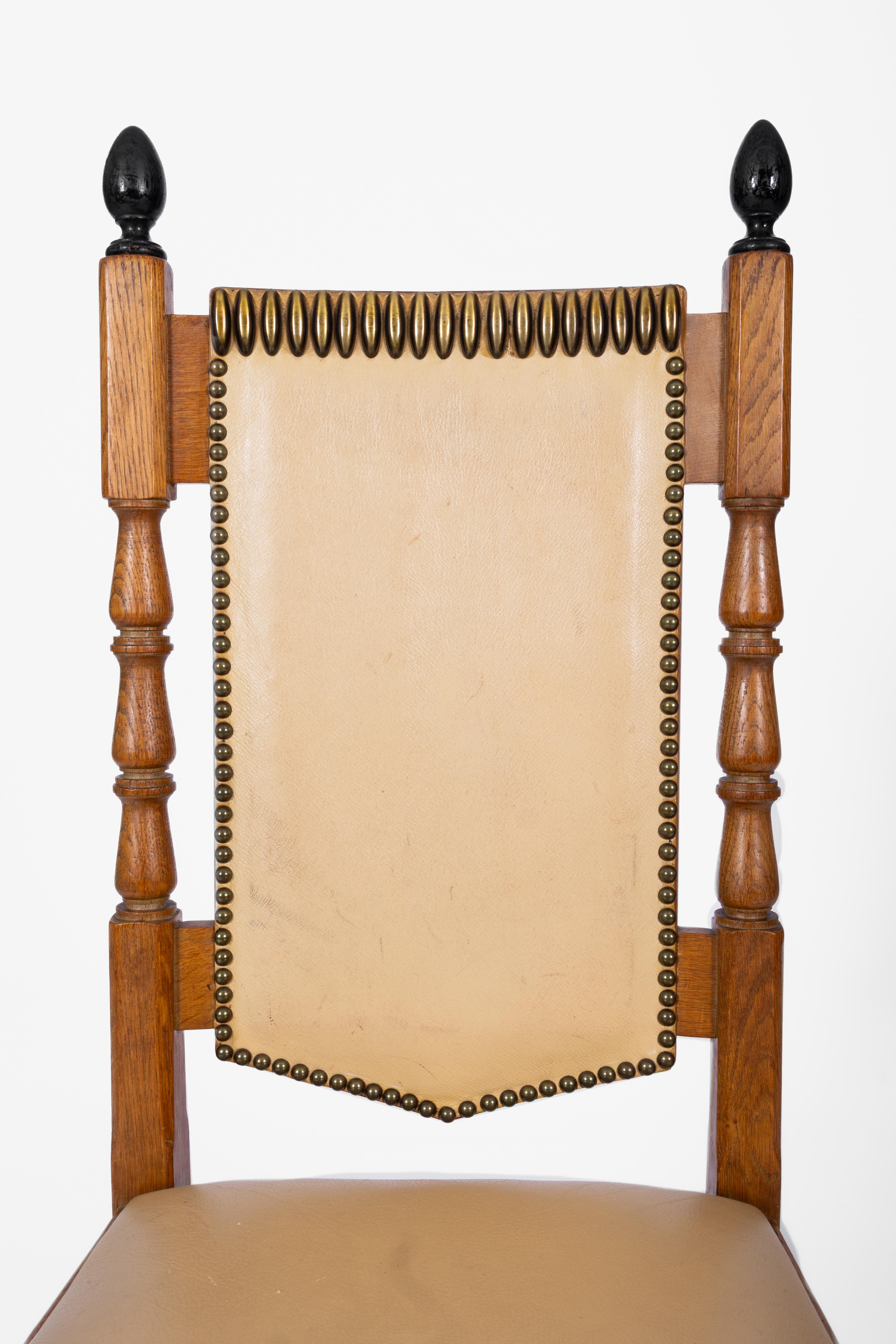 De Coene: 6 neo-classical dining chairs In Good Condition For Sale In Zemst, BE
