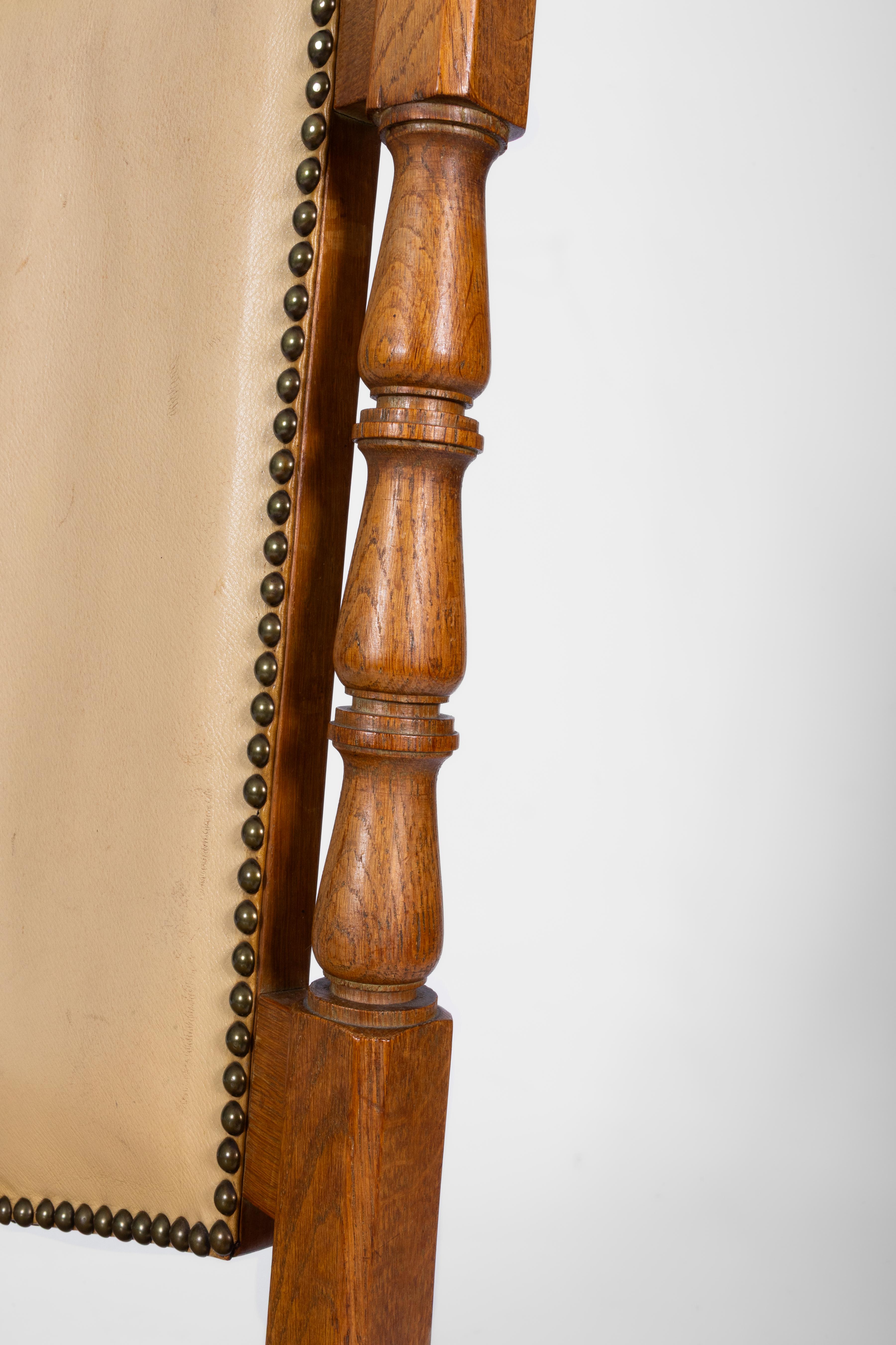 Metal De Coene: 6 neo-classical dining chairs For Sale