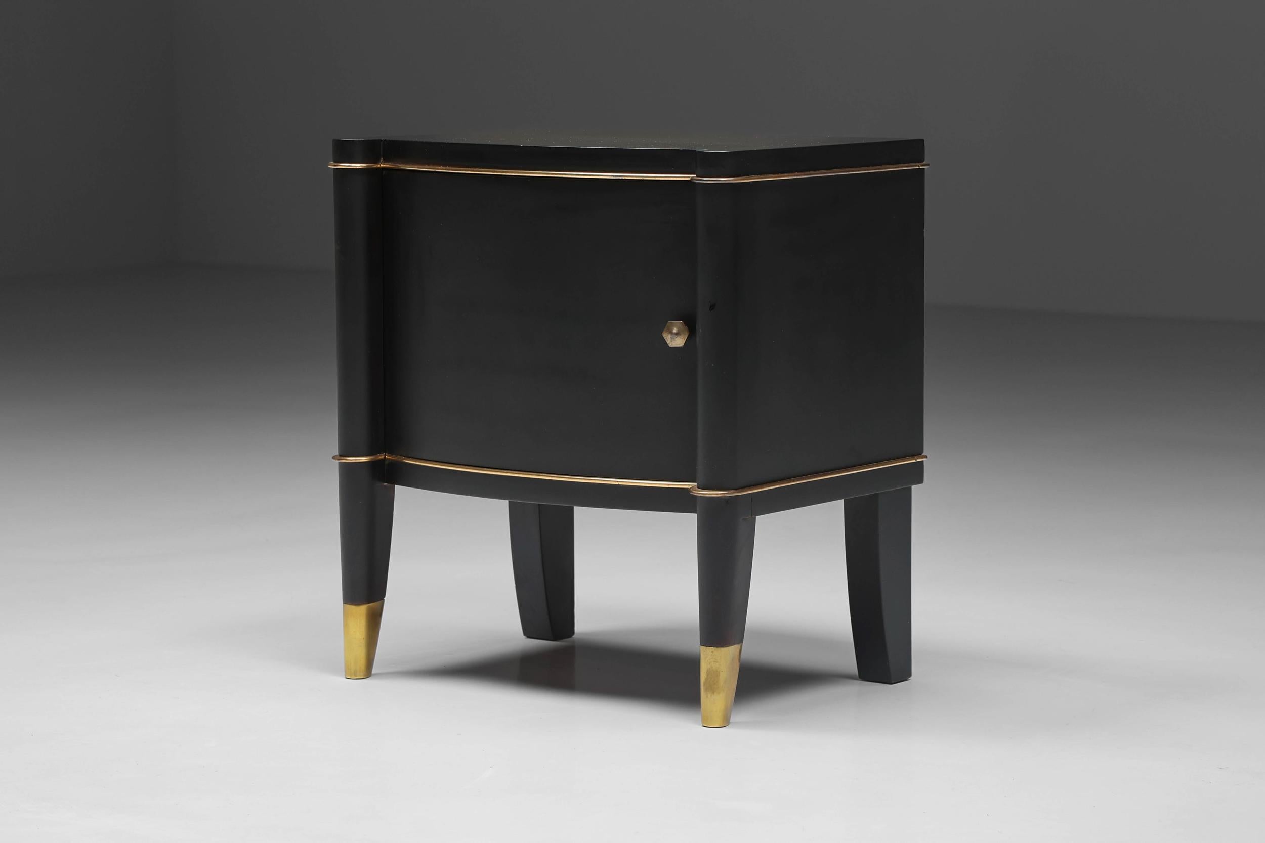 Belgian De Coene Bed Side Table, Henry van de Velde; Art Deco; Arts & Crafts, 1960's For Sale