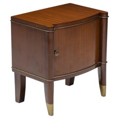 Used De Coene Brown Bed Side Table, Art Deco, Henry van de Velde, 1960's